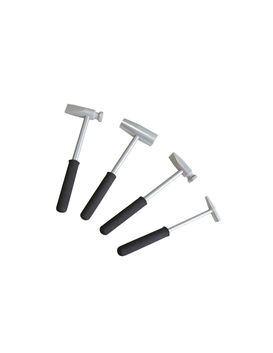 Juego de 4 Martillos para "Aluminio"